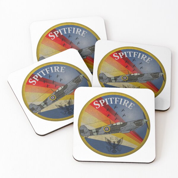 Item preview, Supermarine Spitfire retro (side, on white) designed and sold by Groenendijk.