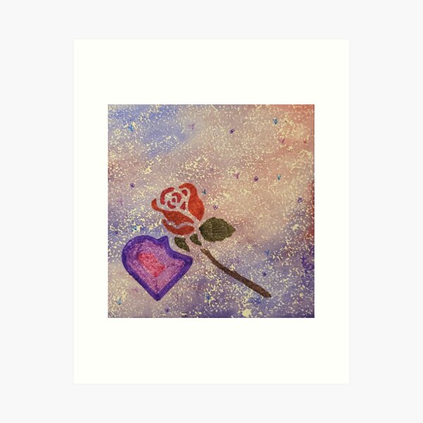 Side Heart Art Print