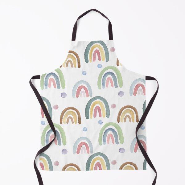 Item preview, Blue brown green Watercolor Rainbow Print designed and sold by hsiangyc.