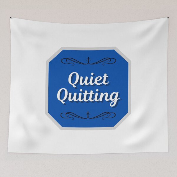 Item preview, Quiet Quitting - Work Life Job Balance Design designed and sold by Digitalme Designs.