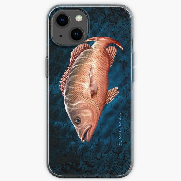Mangrove Jack on black & blue iPhone Soft Case