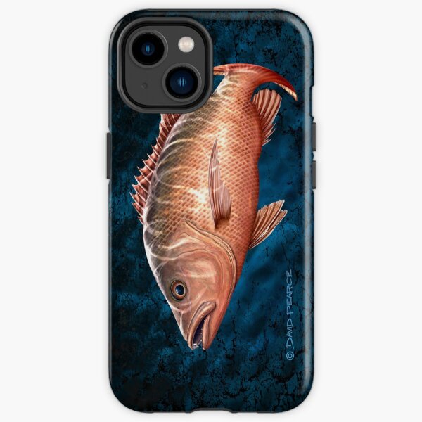 Mangrove Jack on black & blue iPhone Tough Case