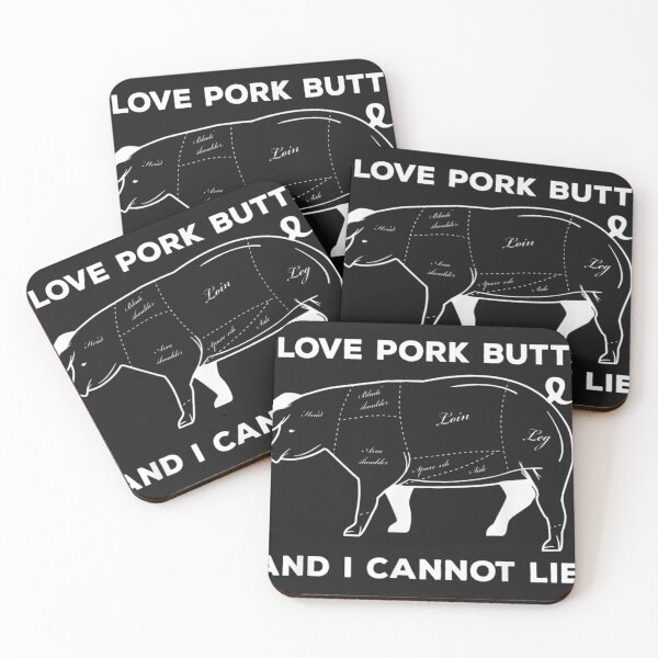 Item preview, I love pork butts and I cannot lie designed and sold by hongthienkhai.