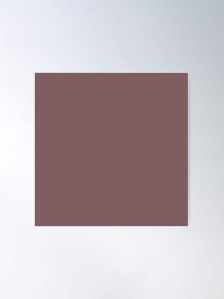 PLAIN SOLID DEEP TAUPE - 100 SHADES OF BROWN ON OZCUSHIONS | Poster