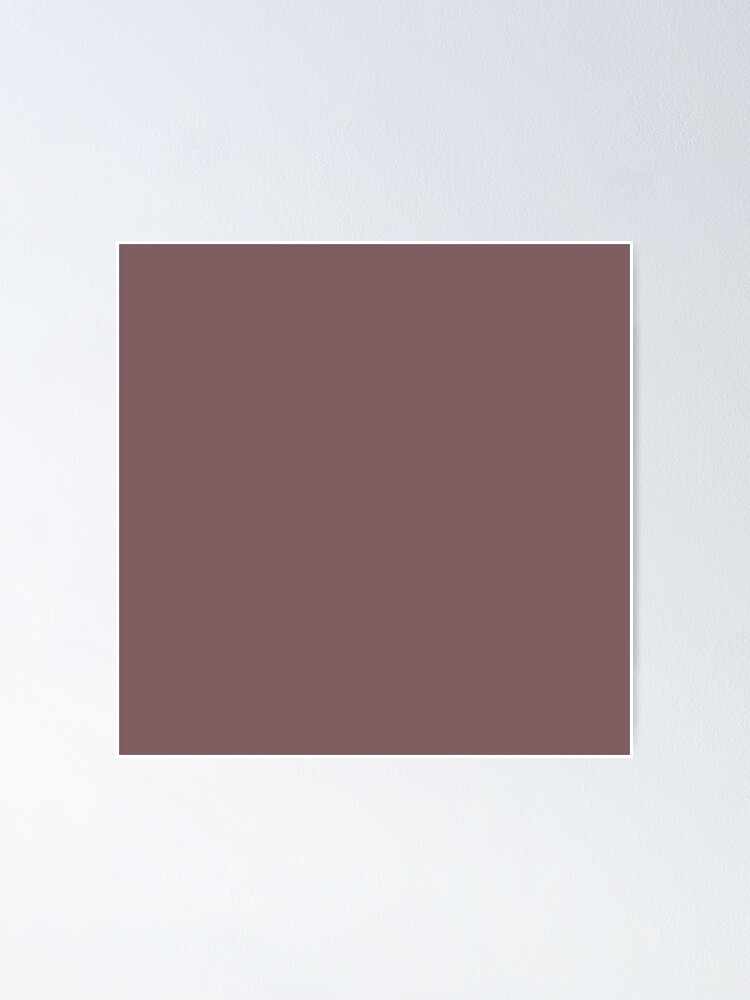 PLAIN SOLID DEEP TAUPE - 100 SHADES OF BROWN ON OZCUSHIONS | Poster