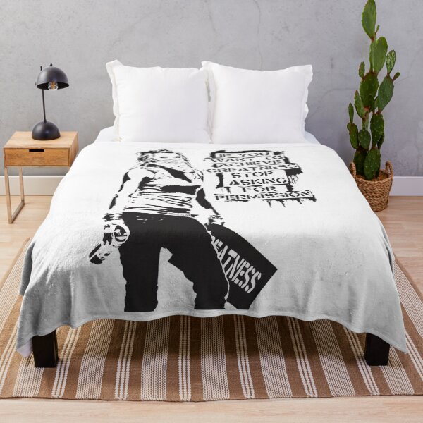 Item preview, Banksy quote graffiti If You Want to Achieve Greatness stop asking for permission black and white wi designed and sold by morangekinsuz.