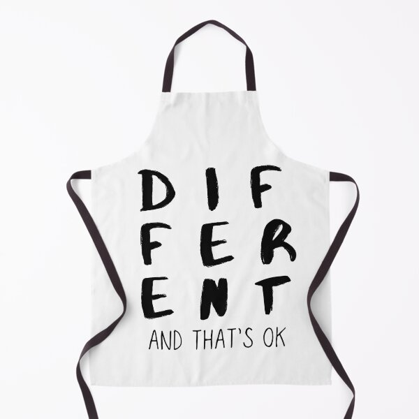 Item preview, Different And Thats OK. Typography. Black Text. Capitals designed and sold by JellyBeenzz.
