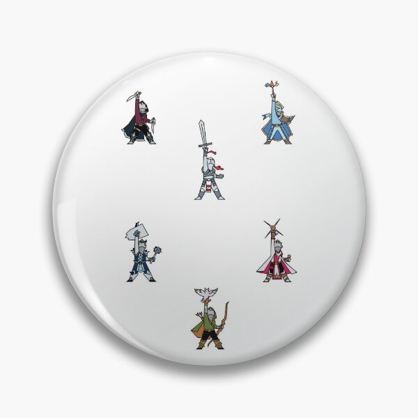 Item preview, RPG Fighters 6 Pack Stickers designed and sold by Carsondood.