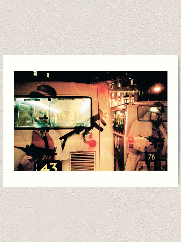Alternate view of Ali G Rides Again...and again seemingly. Art Print