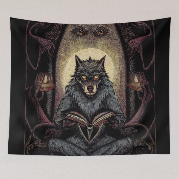 Item preview, The High Priestess Werewolf Tarot designed and sold by MilesJager.