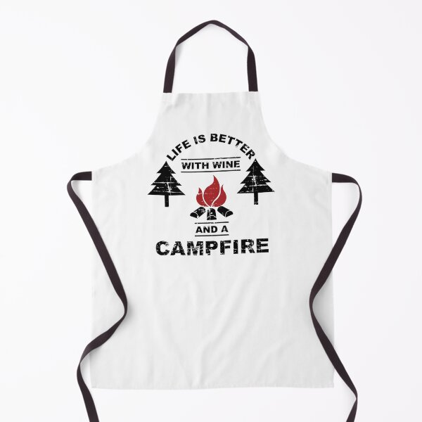 Item preview, Life is better with wine and a campfire designed and sold by KayLa Turner.