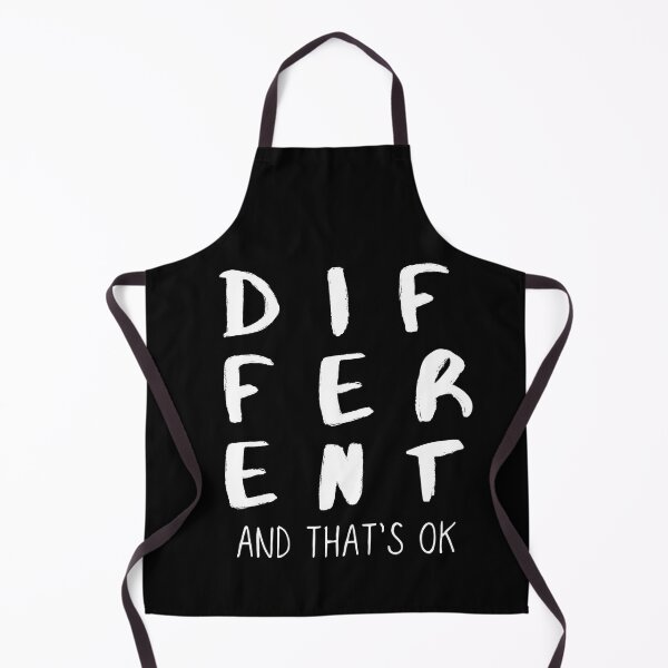 Item preview, Different And Thats OK. Typography. White Text. Capitals designed and sold by JellyBeenzz.