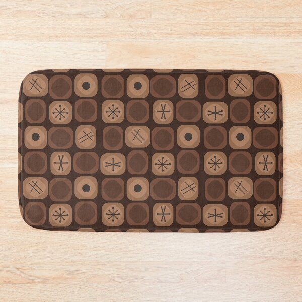 Item preview, 1950s Mod Art Soft Cubes Brown designed and sold by thepixelgarden.