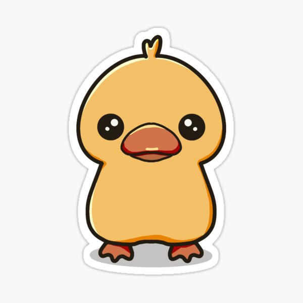 Item preview, Cute Little Yellow Duckling designed and sold by HappyDoodlen.