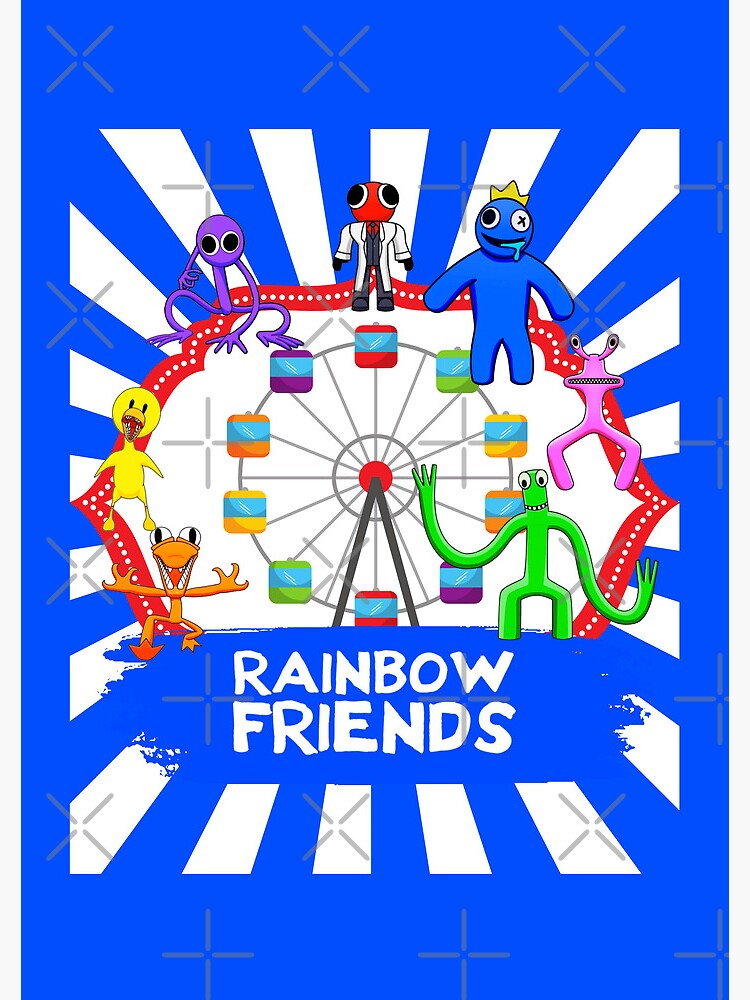 Red Scientist Rainbow Friend Poster for Sale by TheBullishRhino