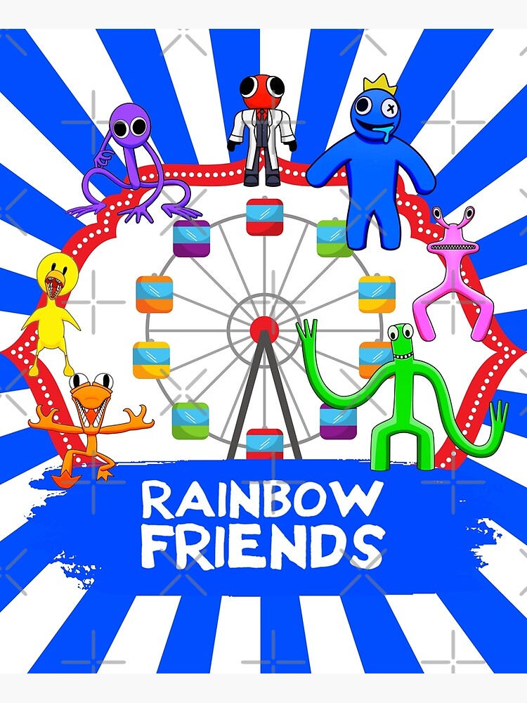 Christmas Rainbow Friends Chapter Two  Art Board Print for Sale by  TheBullishRhino