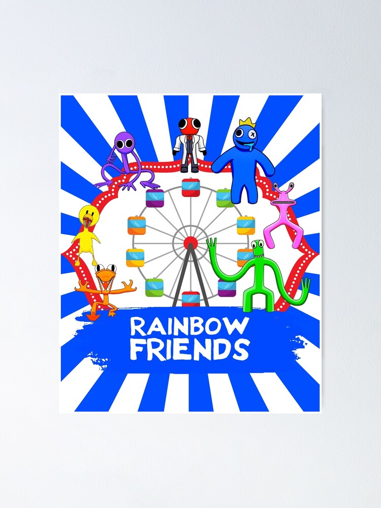 Yellow Rainbow Friends Fan art Poster for Sale by DrawForFunYt