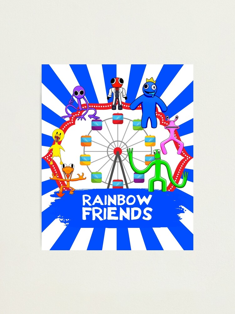 Rainbow Friends Hug it Out Photographic Print for Sale by TheBullishRhino