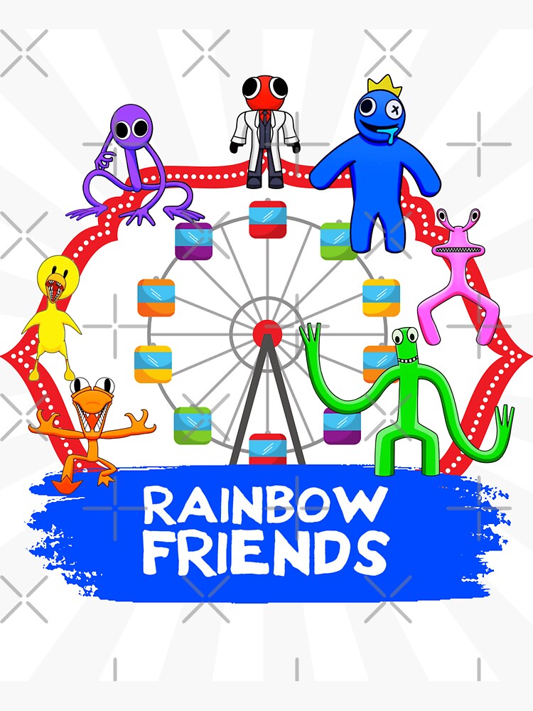 Yellow Rainbow Friend Sticker for Sale by TheBullishRhino