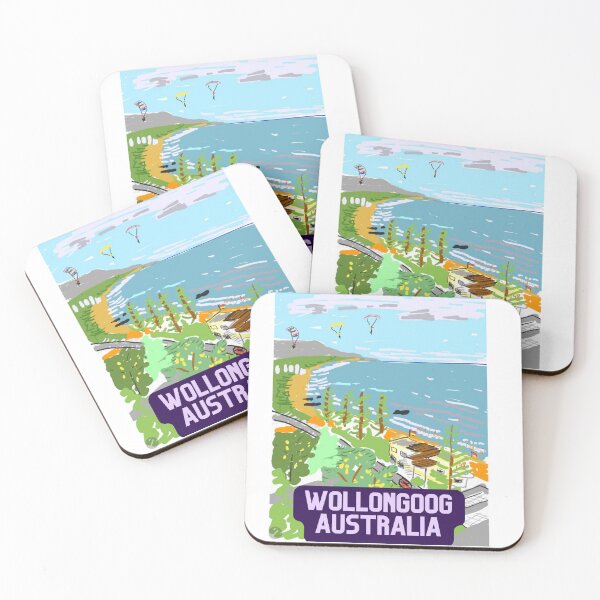 Item preview, Parachuting Over Wollongong designed and sold by starfishstuff.