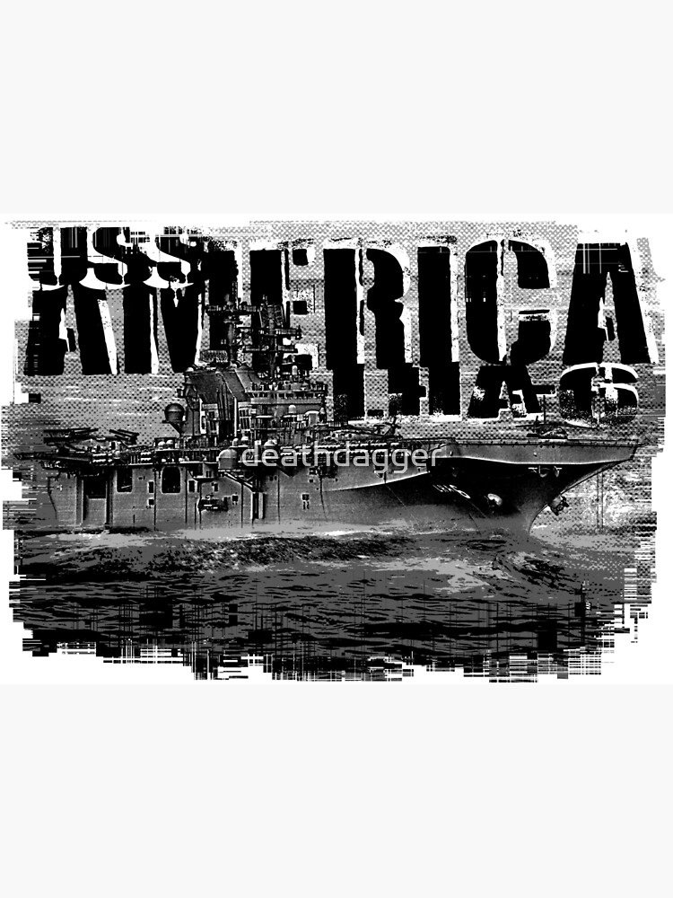 "Amphibious assault ship America" Poster for Sale by deathdagger