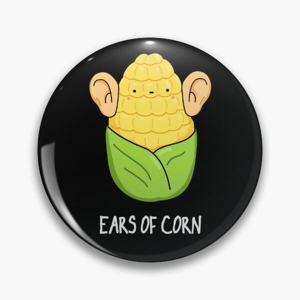 Item preview, Ears Of Corn Funny Corn Puns (Dark BG) designed and sold by punnybone.