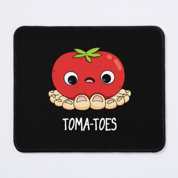 Item preview, Toma-toes With Toes Funny Tomato Puns (Dark BG) designed and sold by punnybone.
