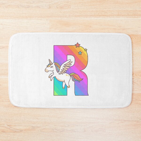 Item preview, Unicorn Monogram Letter R Initial Cute Birthday Gift designed and sold by Delightfully Cynical.