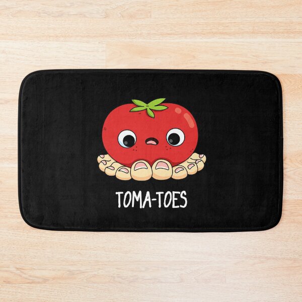 Item preview, Toma-toes With Toes Funny Tomato Puns (Dark BG) designed and sold by punnybone.