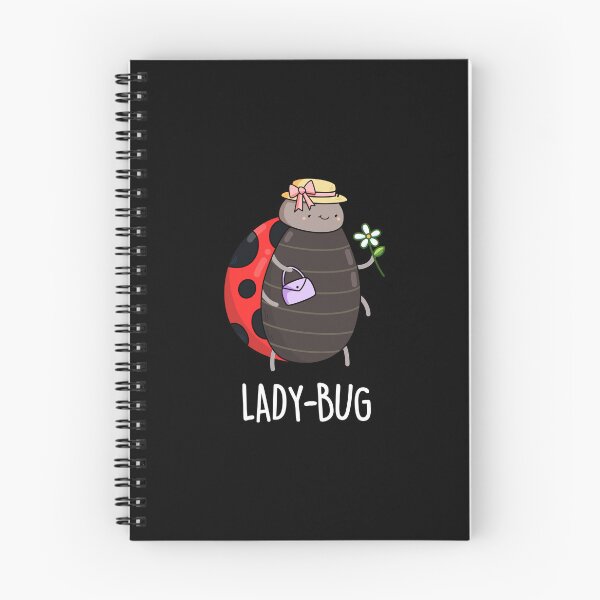 Item preview, Lady-Bug Funny Insect Ladybird Puns (Dark BG) designed and sold by punnybone.