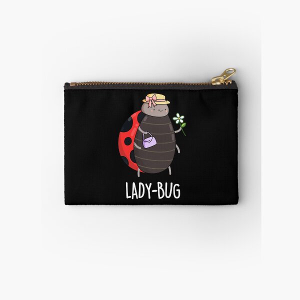 Item preview, Lady-Bug Funny Insect Ladybird Puns (Dark BG) designed and sold by punnybone.