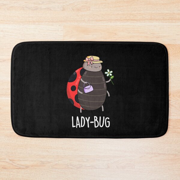 Item preview, Lady-Bug Funny Insect Ladybird Puns (Dark BG) designed and sold by punnybone.