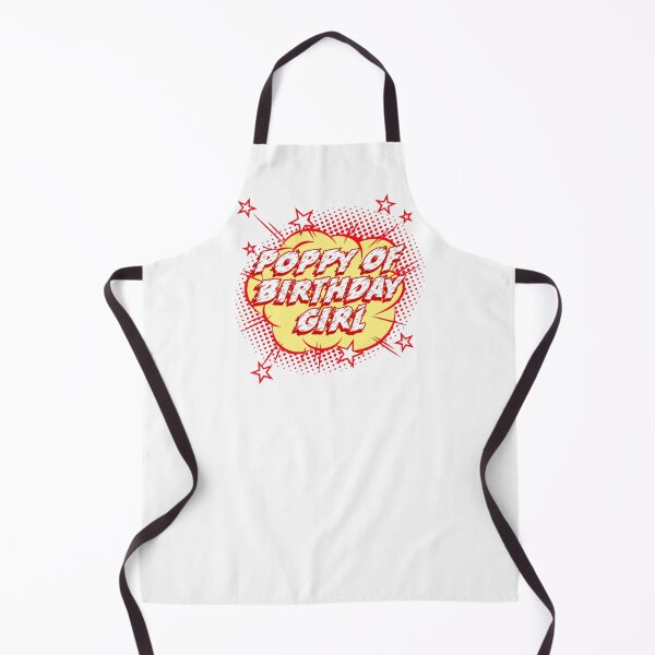 Item preview, Super Hero Poppy Birthday Girl designed and sold by robenster.