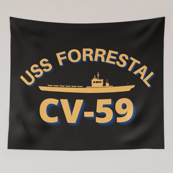 Item preview, United States Navy Aircraft Carrier  CV-59 USS Forrestal designed and sold by Samsdesignshop.