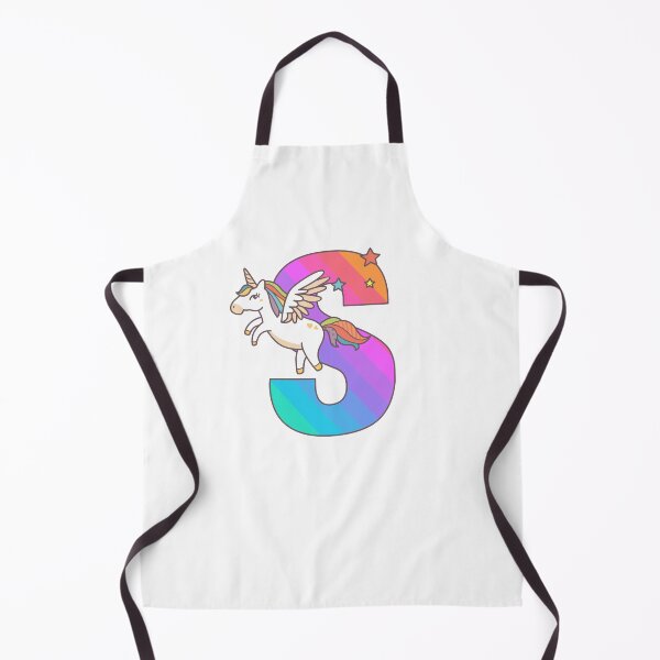 Item preview, Unicorn Monogram Letter S Initial Cute Birthday Gift designed and sold by Delightfully Cynical.