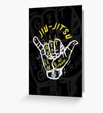 Jiu-jitsu. Go train! 2 Greeting Card