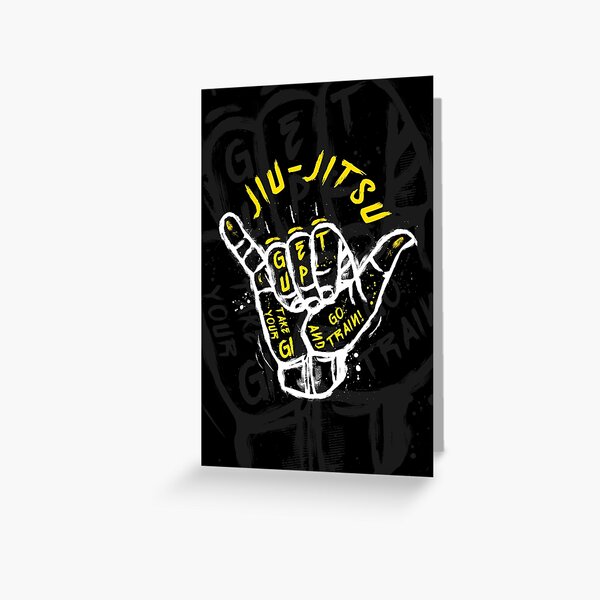 Jiu-jitsu. Go train! 2 Greeting Card
