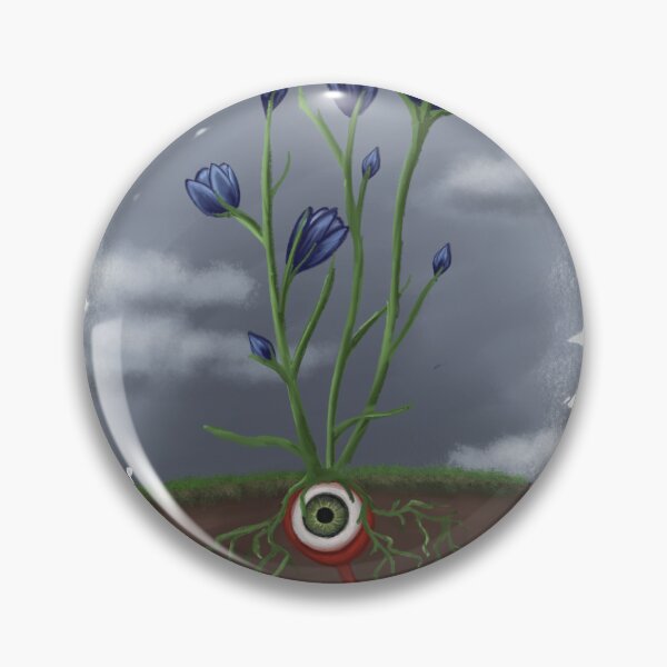 Item preview, Silent Protest Eyeball flower designed and sold by Silent-Protest.