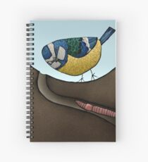 Blue Tit Spiral Notebook