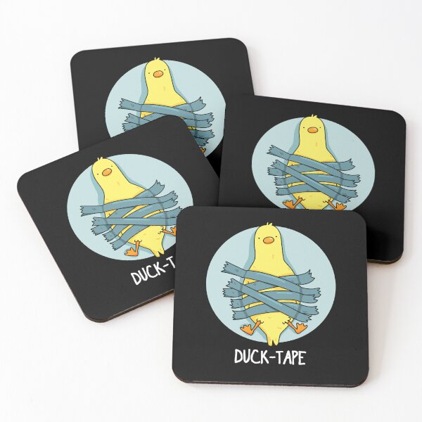 Item preview, Duck Tape Funny Duct Tape Puns (Dark BG) designed and sold by punnybone.