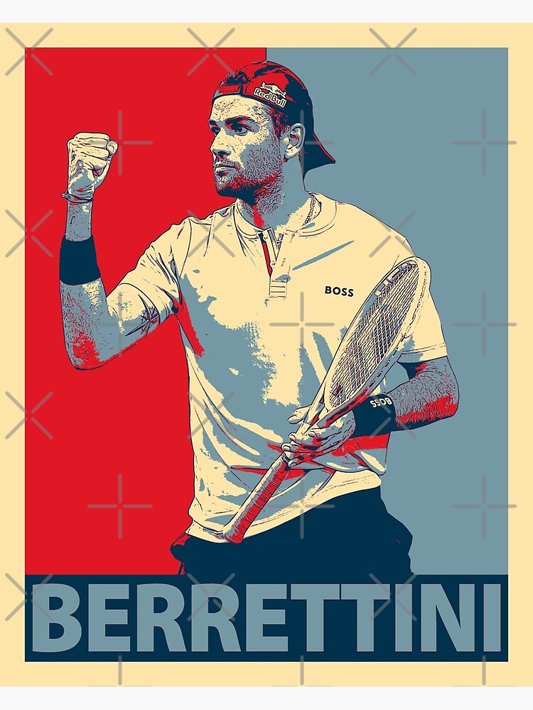 &ldquo;Matteo Berrettini&rdquo; Poster for Sale by LyleWinter | Redbubble