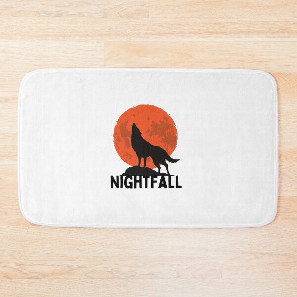 Item preview, Nightfall wolf howling at the moon design designed and sold by Williamdripfoe.