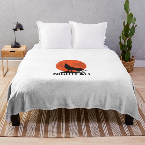 Item preview, Nightfall wolf howling at the moon design designed and sold by Williamdripfoe.