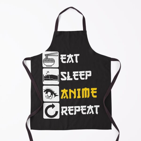 Item preview, Eat Sleep Anime Repeat Manga Japan Saying Cosplay KPop designed and sold by XimenaLawrence.