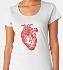 Vintage Heart Anatomy Women's Premium T-Shirt