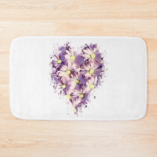 Item preview, Purple Daisies Heart designed and sold by Heathermarie321.