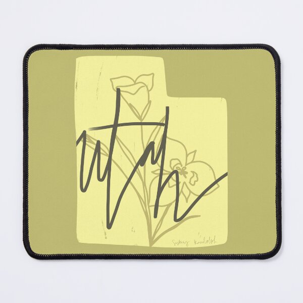 Item preview, Utah With State Flower designed and sold by Sydie Studio.