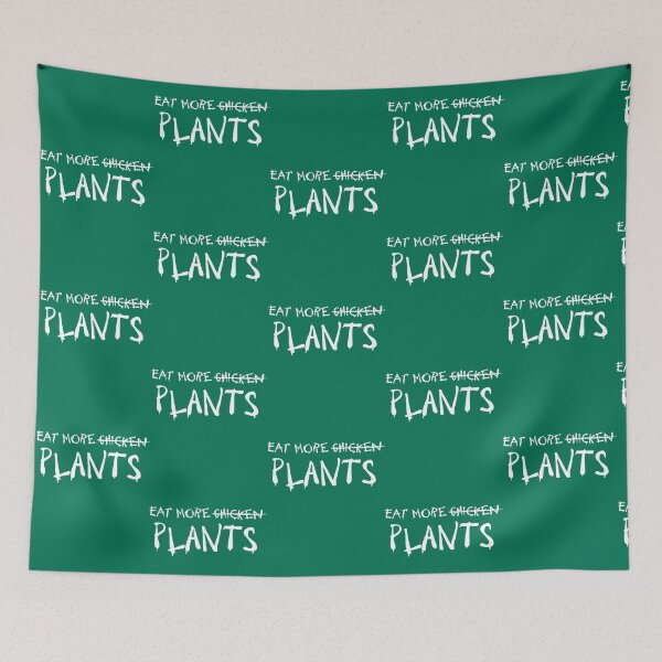 Item preview, Eat More Plants (chicken) Vegan Anti- Chick-Fil-A Face Mask   designed and sold by KalerutGenyza.