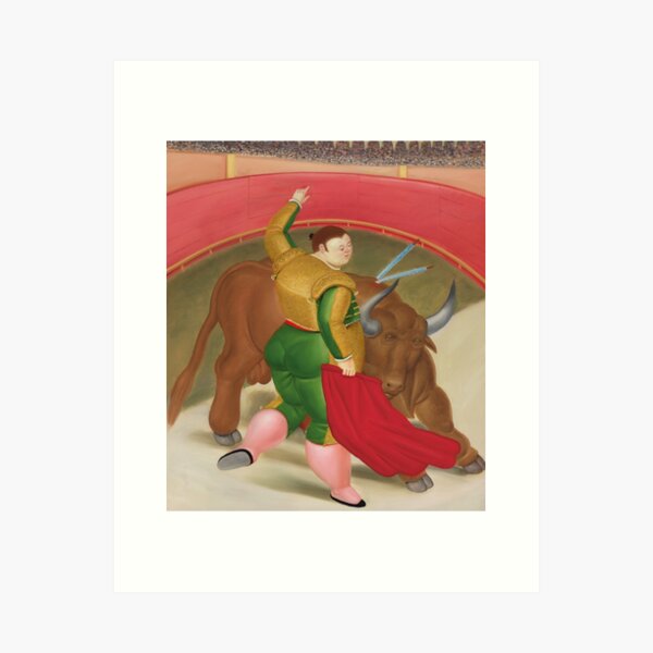 Item preview, Derechazo | El Matador | Fernando Botero designed and sold by MoodysGrey.