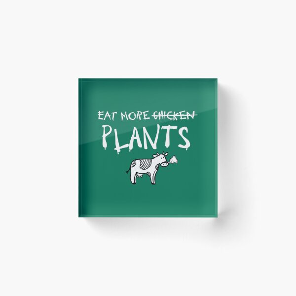 Item preview, Eat More Plants (chicken) Vegan Anti- Chick-Fil-A, with Big Cow   designed and sold by KalerutGenyza.